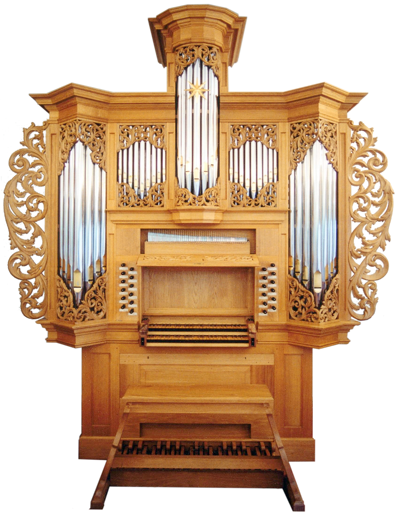 opus 76 house organ, in style of Schnitger